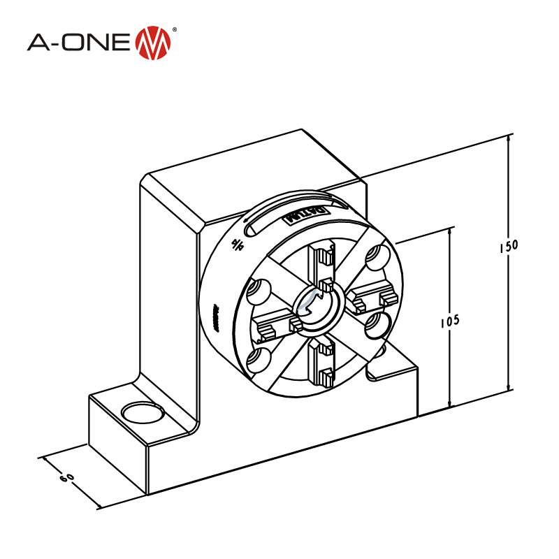 Manual vertical base plate 3A-100019