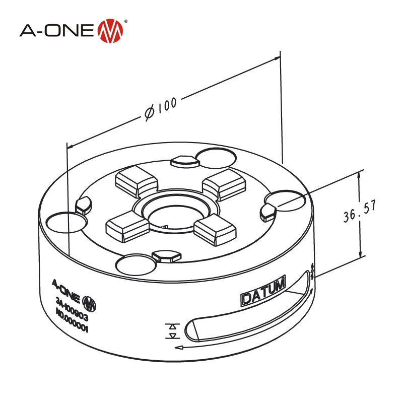 R manual chuck 3A-100903