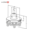Blank holder Ø10/Ø72；6 pieces 3A-110028