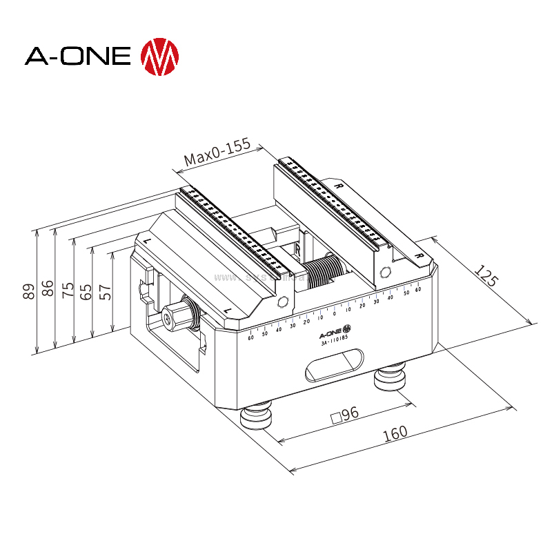 Self-centering vise 3A-110185