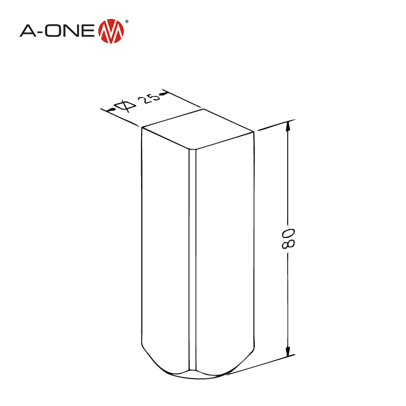 Square 25 electrode blank 3A-300076/78
