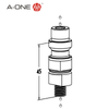 Spigot F/A EDM M10*45 für Spülen 3A-400038 RUSHE