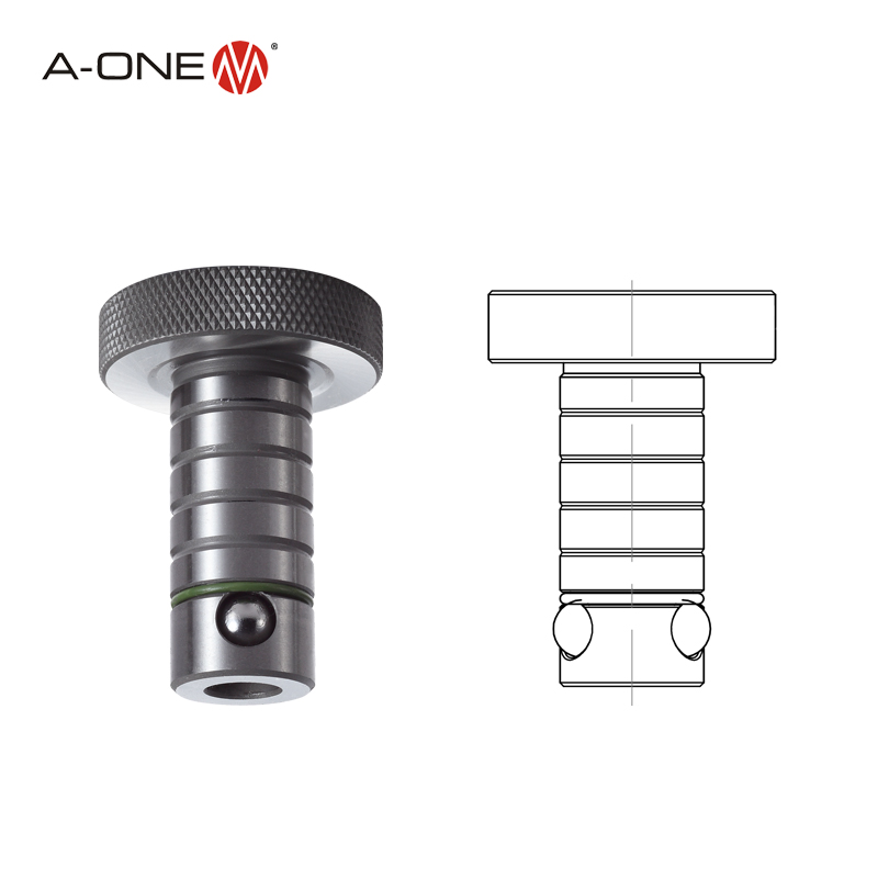 Locating and locking ball lock shaft-Metric system 3A-700004