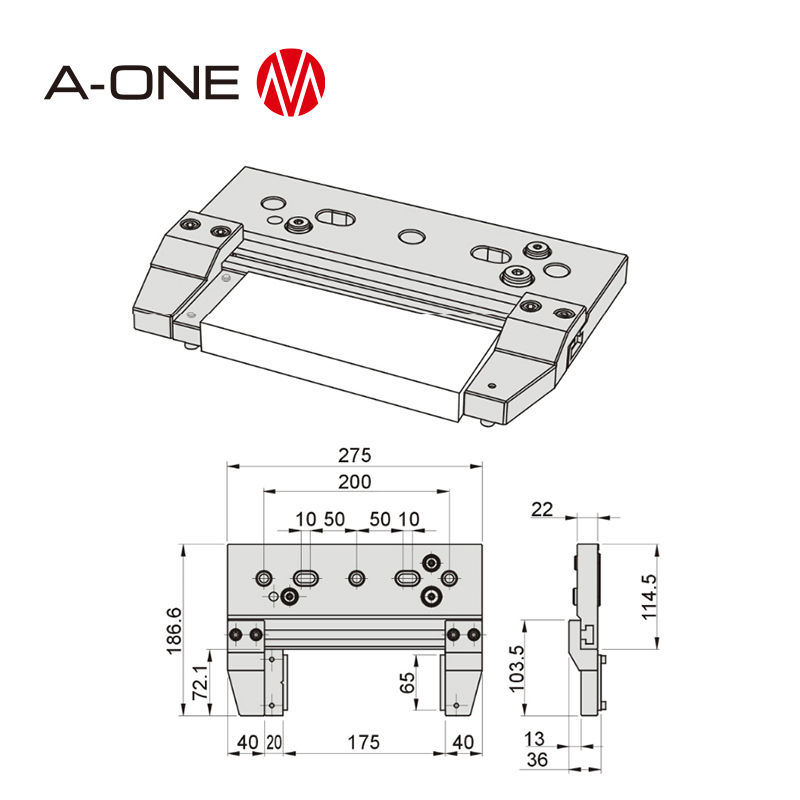 Edelstahl Präzisionsrandtise für EDM 3A-200158