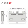Vise chính xác không gỉ cho EDM 3A-200153