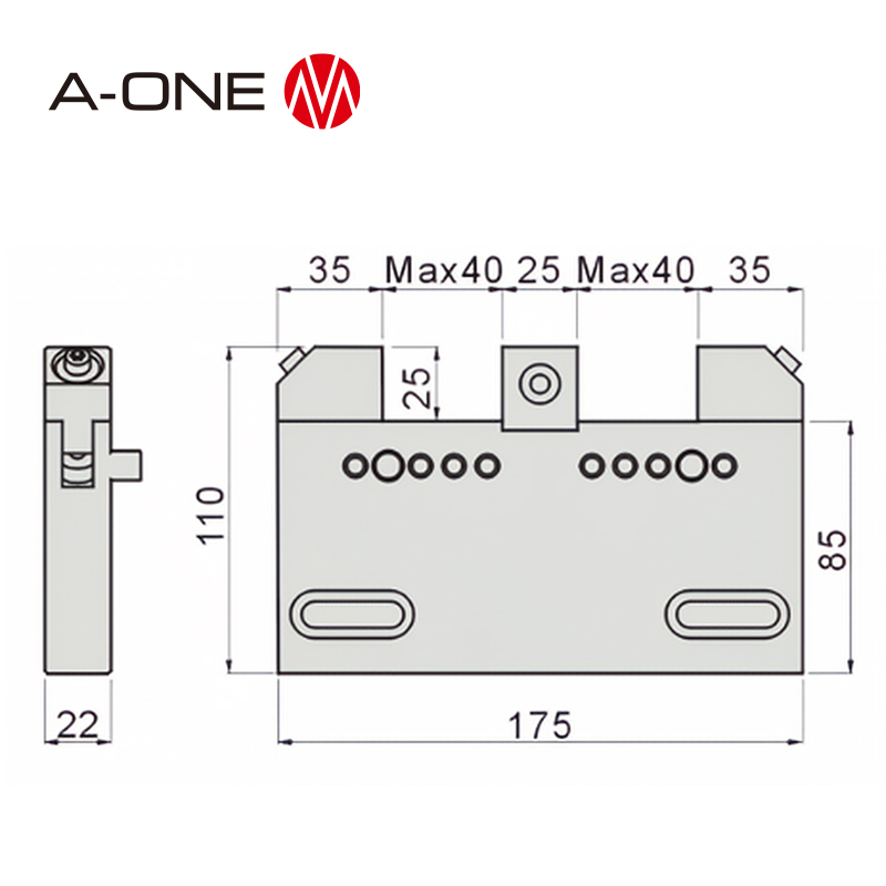 Vise chính xác không gỉ cho EDM 3A-200153